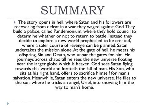 Paradise Lost Book I, Lines 1–26 Summary & Analysis .